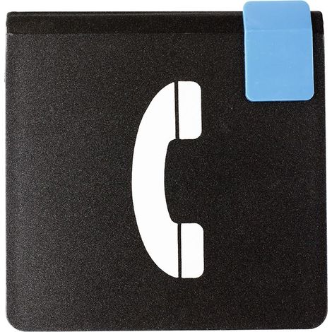 Plaque de porte Téléphone - Europe design 95x95mm - 4270029