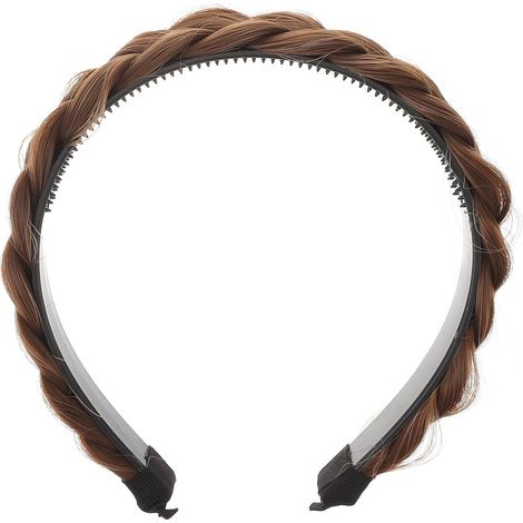 Geflochtenes Fischgräten Haarband für Mädchen und Damen aus Abs und Hochtemperaturfaser Natürlicher Look zum Frisieren und Halten der Haare für Alltag (1/5)