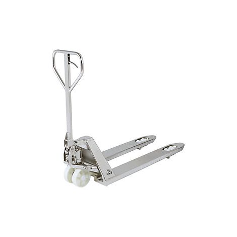 kaiserkraft  Transpallet in acciaio inox  rulli forche in