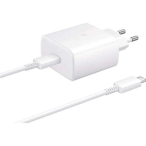 45W USB-C charger compatible with Samsung Galaxy S24, S23, S22 Ultra, S22 Plus, S21 Ultra, S20 FE, Note 20+ 5G, Tab S9, S8 Ultra, S8 Plus, S8, S7 Ultra, S7 FE, S7+, with 1m charging cable (1/4)