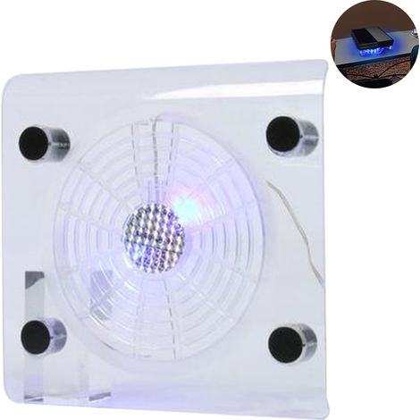 Support De Refroidissement Pour Ordinateur Portable - Ventilateur Intégré 18 8 Cm - Compatible Tous Modèles - 1 Pièce (1/5)