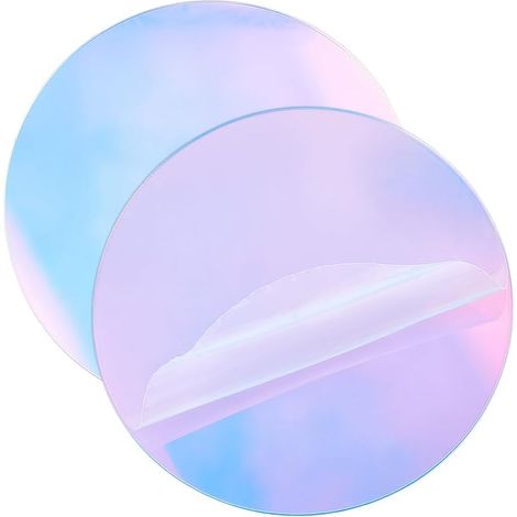 2Pcs Plaque Acrylique Ronde Transparente 20cm pour Cadre Photo Projet Artistique de Peinture (1/5)