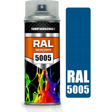 Acryl-Sprühlack RAL 5005 Signalblau glänzend 400 ml (1/2)
