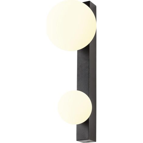 Applique murale intérieur ronde Double SUN WL G9 2 x max. 5 W IP20 noir - SLV - 1009145