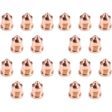 Lot de 20 buses 220941 45A compatibles avec les torches de découpe plasma Powermax 45XP/65/85/105 (1/5)