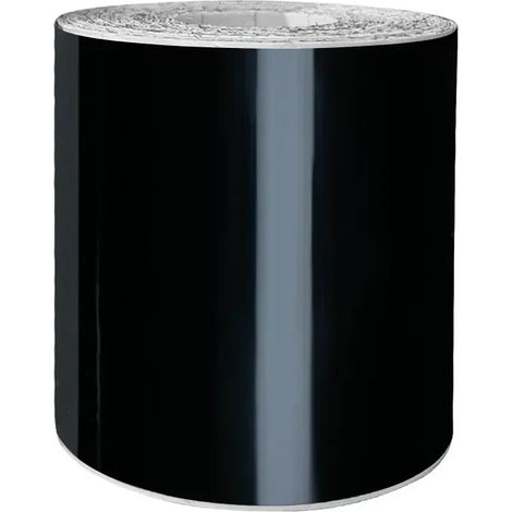 (Noir brillant - 3 cm x 1 m) Autocollant de voiture en fibre de carbone 3D, anti-rayures et imperméable, protection latérale de seuil de porte, compatible avec les accessoires automobiles (1/4)