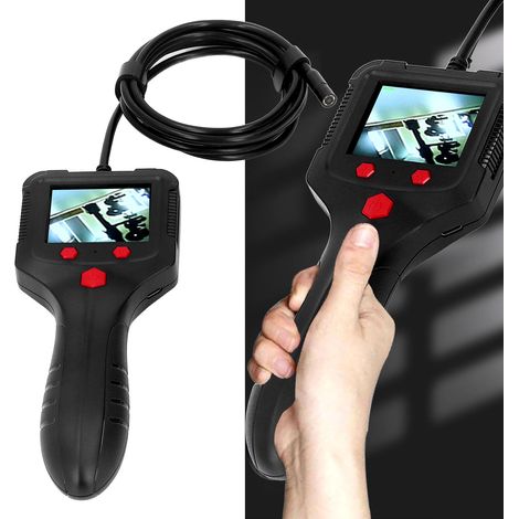 Endoscope portable P100 avec écran couleur 2,4", endoscope portatif haute définition 8 mm avec écran (1/5)