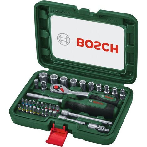 Set de cliquets 1/4 BOSCH - 37pcs