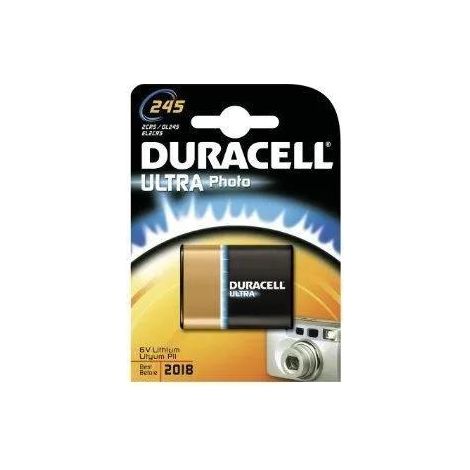 Pile photo Duracell Ultra 6 volts 1400 mAh lithium