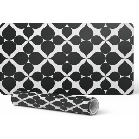 Tapete de juego resistente con estampado floral geom茅trico de 90x45 cm. (1/5)