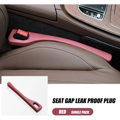 (rouge) Joints d'étanchéité pour sièges auto, bouchons de couture latérale, joints anti-fuite et anti-chute, accessoires de style intérieur pour voiture (1/5)