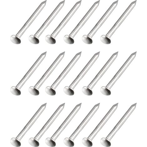 1.2X16mm Mince Clous x 500pcs Matériel fait à la main Fixations Mini Clous pour Plinthe et Travail du bois Noir (1/5)