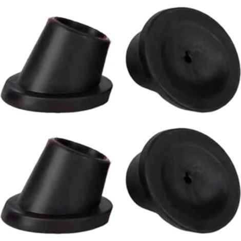 Lot de 4 Embouts de Rechange En Caoutchouc pour Pieds Inclinables, Pratiques et Robustes, 28 mm (1/5)