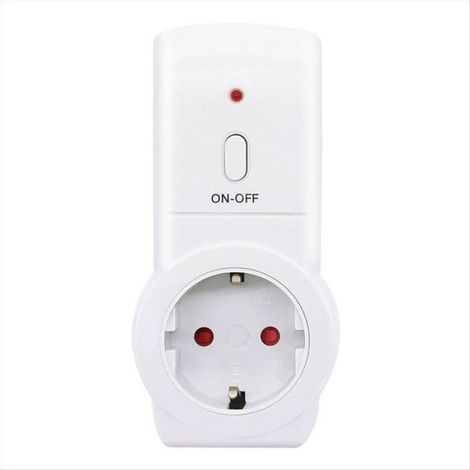 Interrupteur de Prise de Courant Intelligent avec Télécommande Sans Fil, Minuterie, 220 V, 433 MHz, Programmable, Prise UE (1/4)