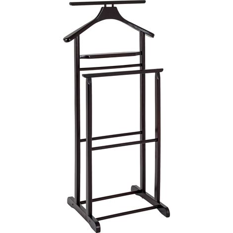 Valet de nuit 47x36x102 cm en bois massif marron