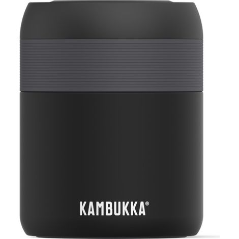 Kambukka Bora Lunch Thermoskanne 600 ml – Mattschwarz (1/5)