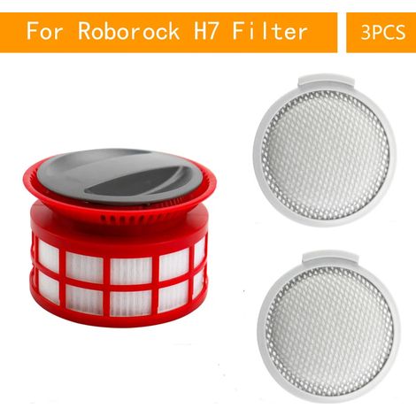 Accessoires pour filtre HEPA Roborock H6 H7 : pièces de rechange, sacs à poussière, aspirateurs portables sans fil, etc.-AquaForge