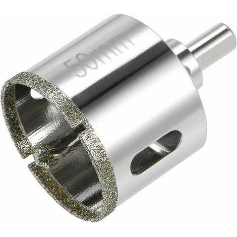 Foret diamant scie cloche 50mm pour verre céramique porcelaine carrelage (1/3)