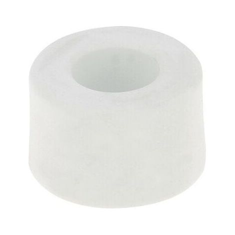 ANDIAMOS Butée de porte à visser CHRISLIGNE Bu170/25/5w poli blanc Diam.4 x H.2.5 cm (1/3)