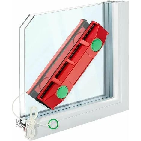 GROOFOO-D-3 Nettoyeur de vitres magnétique pour fenêtres à double vitrage de 20 à 28 mm (1/3)
