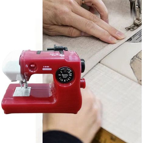 Machine À Coudre - Portable - Mini - Pour Décoration Intérieure - 2 Pièces (1/3)