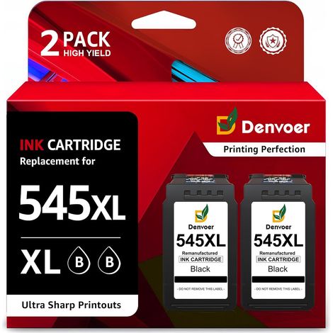Compatible pour Canon PIXMA PG-545XL 545 XL Noir Cartouches d'encre (1/5)