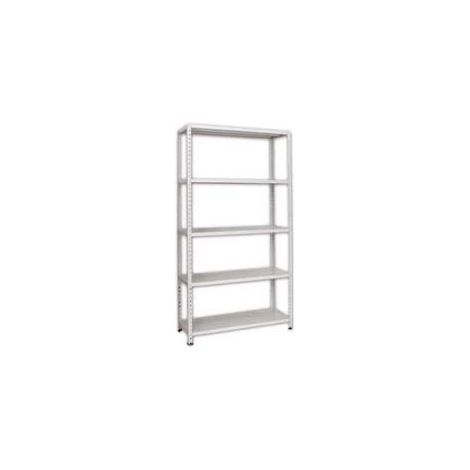 SCAFFALI IN KIT 5 RIPIANI GRIGIO ANGOLARI SPEZZATI  5 ripiani cm.100x40x186h.    PROMETAL