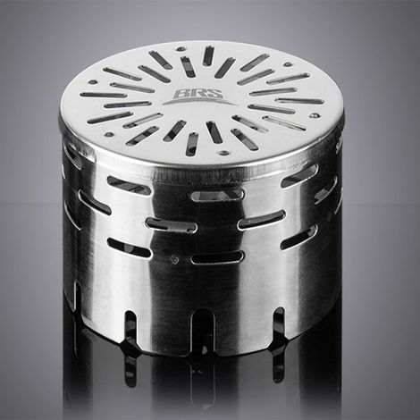 Couvercle chauffant infrarouge en acier inoxydable résistant à haute température pour réchaud de camping barbecue ébullition 9,2x6cm (1/4)