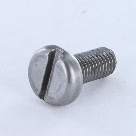 Vis métaux Tête cylindrique large TCL Fendue M2X7 Acier brut-100 pièces (1/2)