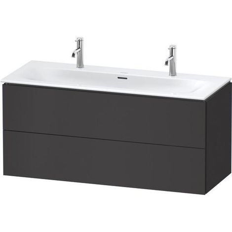 Meuble-lavabo L-CUBE 1220x481mm 2 tiroirs we ma ES érable milieu