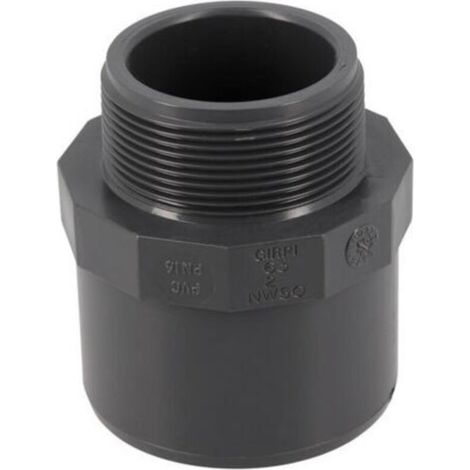 Embout PVC pression mâle-femelle Ø75-63 mâle 50-60