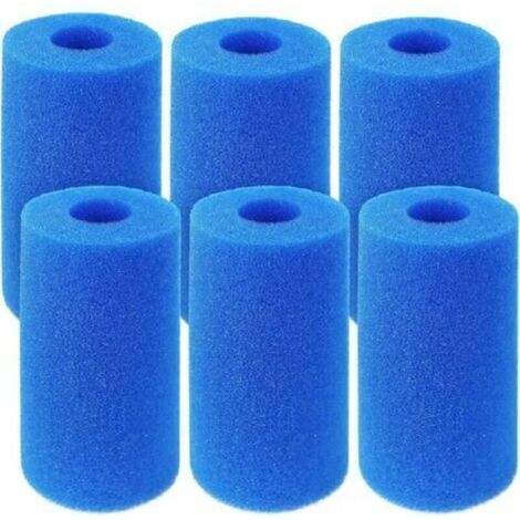 Éponge Filtrante ,Cartouche Filtres en Mousse RéUtilisable et Lavable, pour Intex Type A Piscine, Aquarium, Spa (1/5)