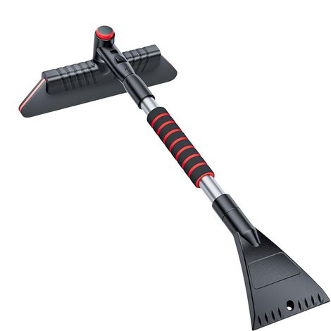 Raclette de fenêtre de voiture - Déglacière pour verre automobile, pelle à neige et à glace  Raclette à neige extensible efficace pour pare-brise Outil d'enlèvement de neige polyvalent pour SUV