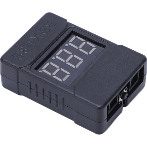 10 Stück Lithium-Batterie-Niederspannungsalarm, ABS-Gehäuse, Verpolungsschutz, Batteriespannungstester (1/5)