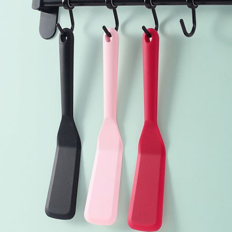 Espátula de silicona para cocinar en casa, espátula de silicona para sartenes, espátula antiadherente, paquete de 3 utensilios de cocina (1/5)