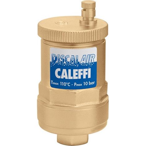 Purgeur d'air rapide Caleffi DISCALAIR automatique. MS 1/2 pouce Ext