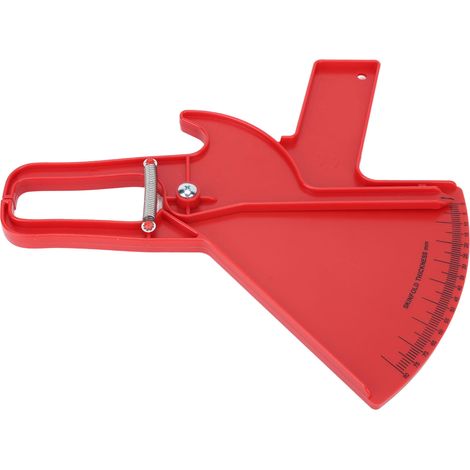 Ruban de mesure corporel professionnel à double ressort pour pince à graisse corporelle, rouge ZFC09 (1/5)