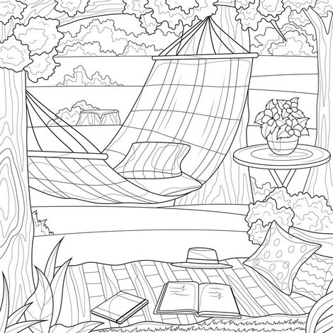 Tableau sur toile évasion à colorier 30x30 cm - Impression sur Toile Murale Décorative - Image imprimée en HD sur Toile - Toile sur Châssis en Bois FSC - Fabriqué en France (1/5)