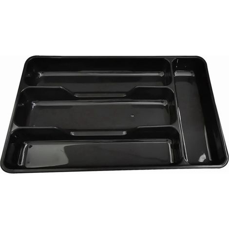 Organisateur de tiroir pour ustensiles de cuisine, plateau de rangement pour cuillères, fourchettes et couverts, bac de finition
