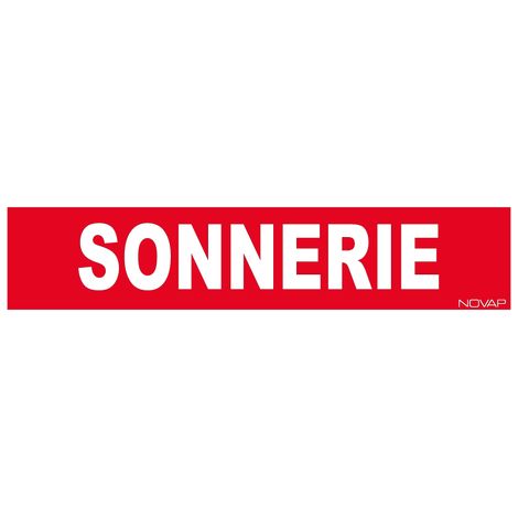 Panneau Sonnerie - Rigide 330x75mm - 4120867