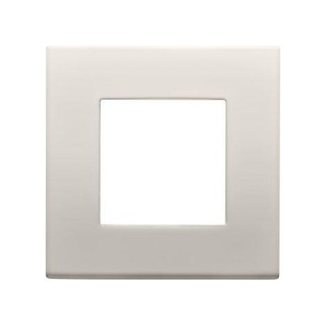Plaque Dahlia 1 poste ivoire GEWISS GW35901AY