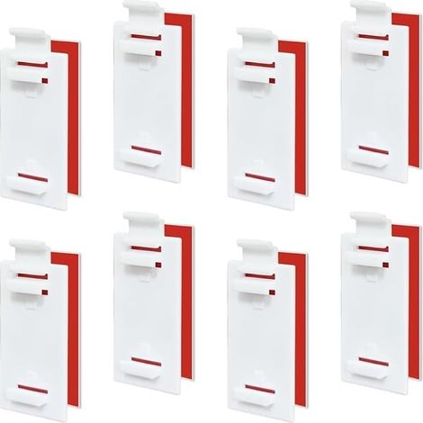 8 Supports De Stores Enrouleurs, Fixation Store sans Percage, Supports Adhésifs Courts pour Store, Store Double sans Perçage Fixation Store, pour Stores Enrouleurs, Volets Occultants (1/5)