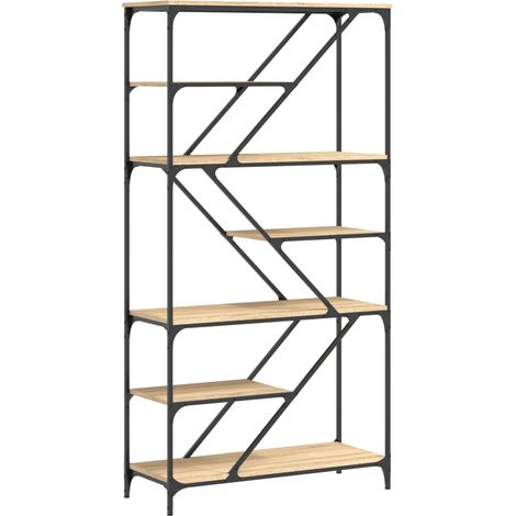 Maison Exclusive - Bücherregal Sonoma-Eiche 91x36x176 cm Holzwerk