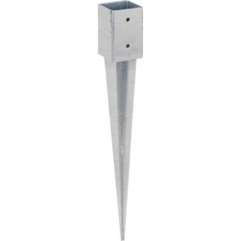 PIASTRA 797 SUPPORTO PILASTRO ZINC FUOCO 71X71X750MM