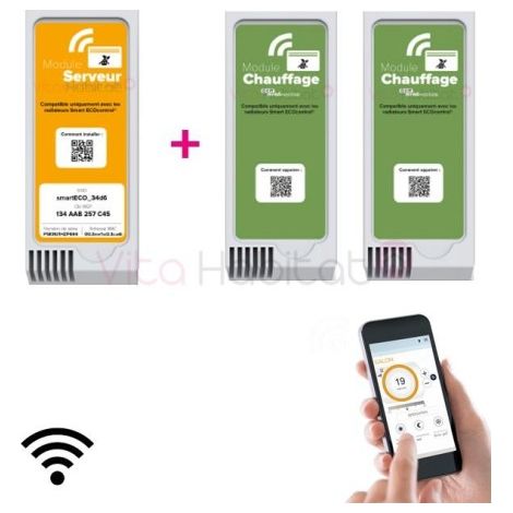 Kit de démarrage Modules Smart ECOcontrol APPLIMO Anthracite - 0056053AAHS (1/2)