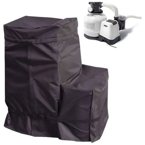 BUNTHAUS Housse de protection pour filtre à sable Intex 14 16\" Housse de protection étanche Oxford 420D pour système de filtration à sable avec cordon de serrage (1/5)