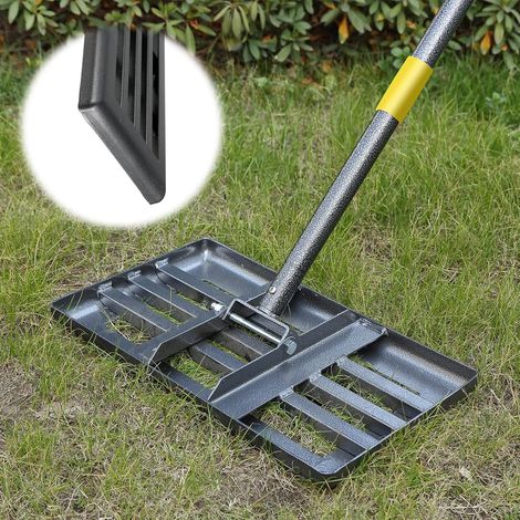 Metal Lawn Leveling Rake 62" Golf Garden Surface Stainless Steel 43 x 25 cm (1/5)