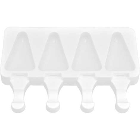 Moule à glace en silicone multi-grilles résistant à la chaleur, outil de cuisine DIY (4 grilles triangulaires) (1/5)