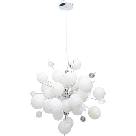 Naeve EXPLOSION Plafonnier sphérique blanc 65 cm 10 ampoules G9