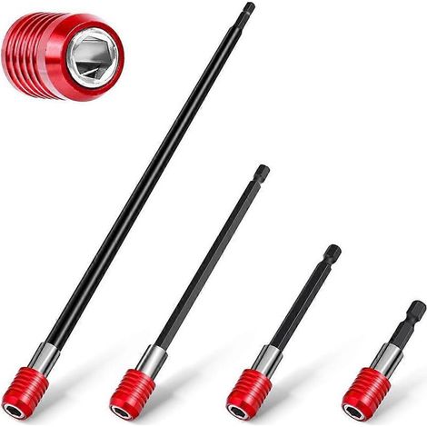 Rallonges pour forets 2/4/6/12 pouces, porte-forets magnétiques (lot de 4) (1/5)